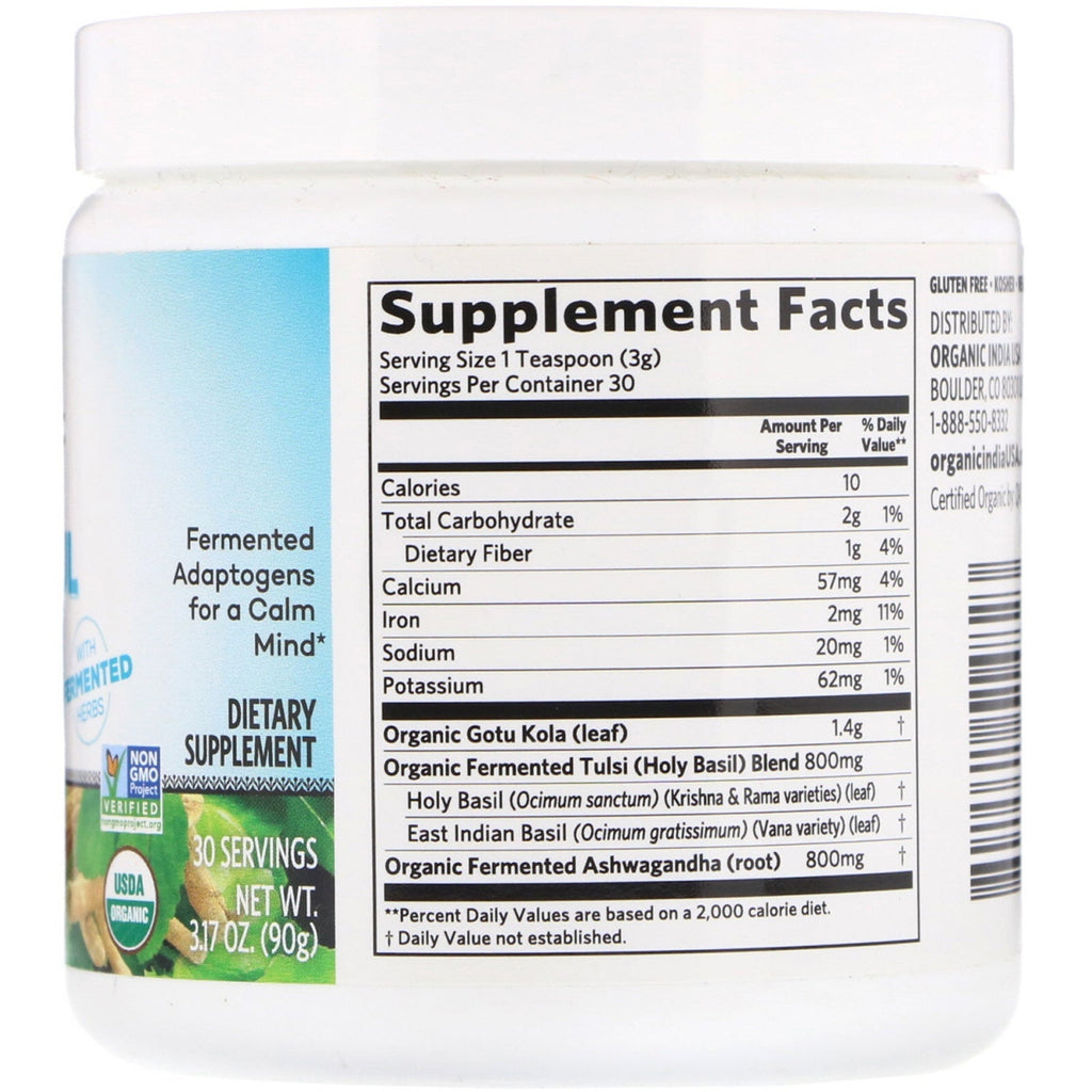 India, Mindful Lift, Fermented Adaptogens, 3.17 oz (90 g)