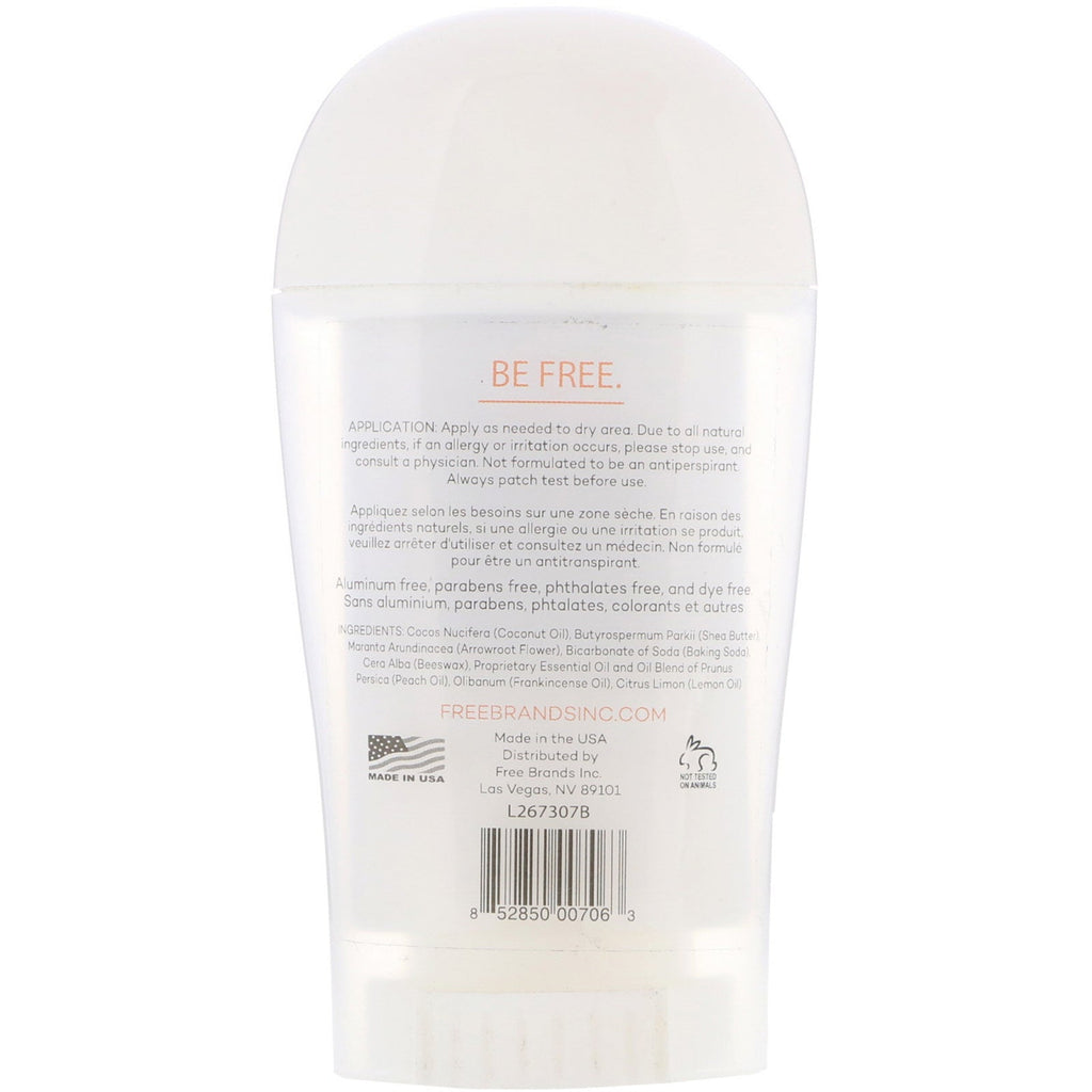 Frihed, Deodorant, Frankincense Peach, 1,9 oz (55 g)