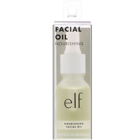 ELF, ansigtsolie, nærende, 0,51 fl oz (15 ml)