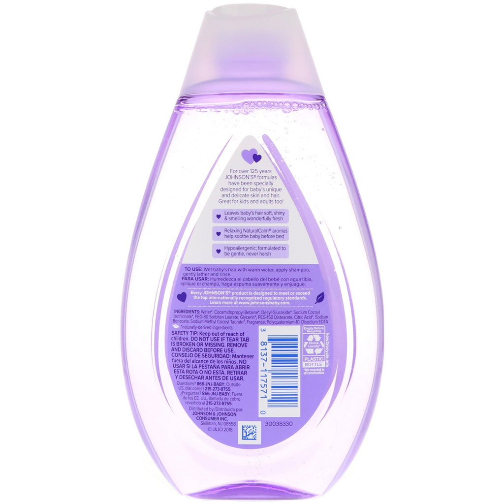 Johnson &amp; Johnson, Champú calmante, 400 ml (13,6 oz. líq.)