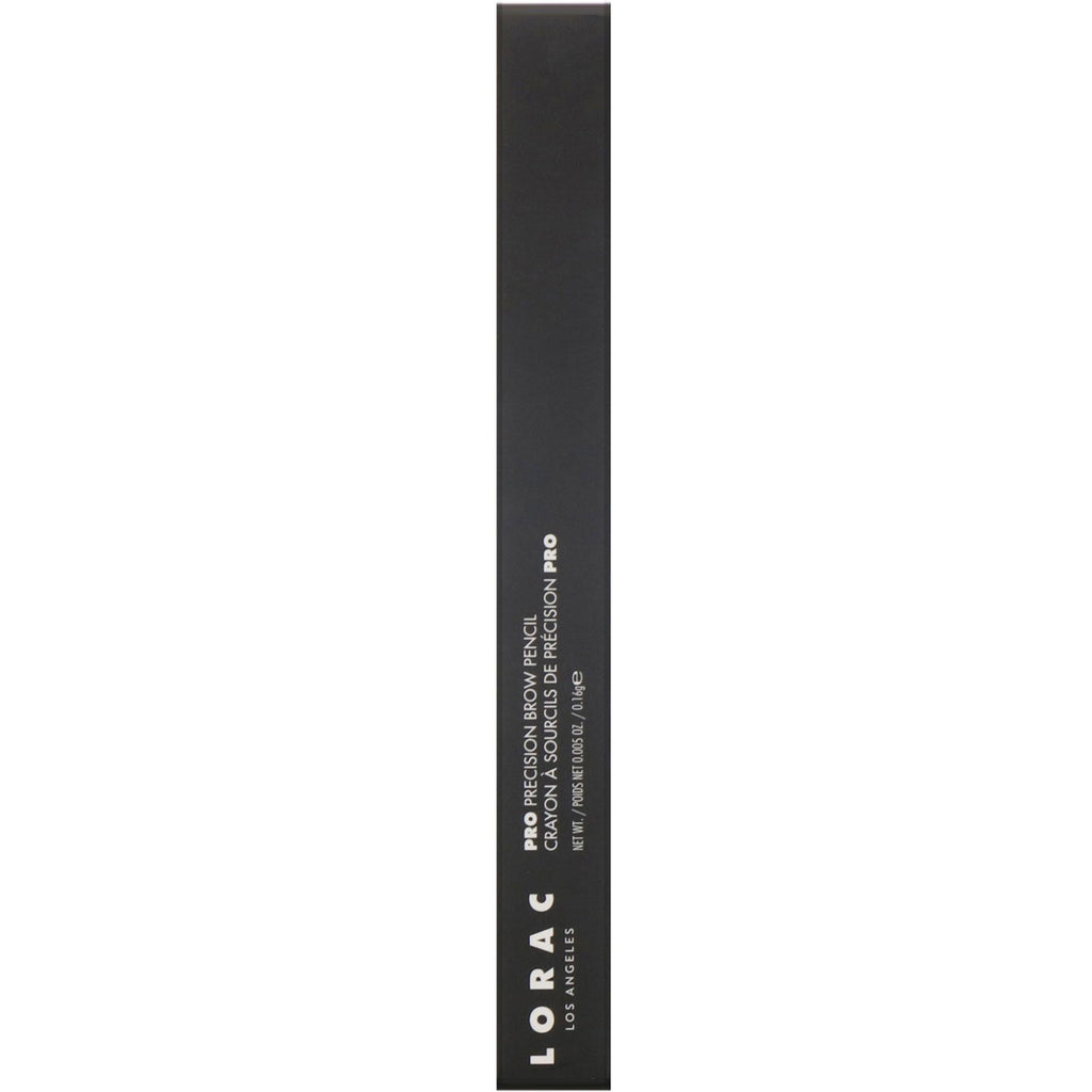 Lorac, Lápiz para cejas Pro Precision, Marrón frío oscuro, 0,16 g (0,005 oz)