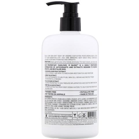 Marlowe, Extra Moisturizing Body Lotion, nr. 002, 15 fl oz (443,6 ml)