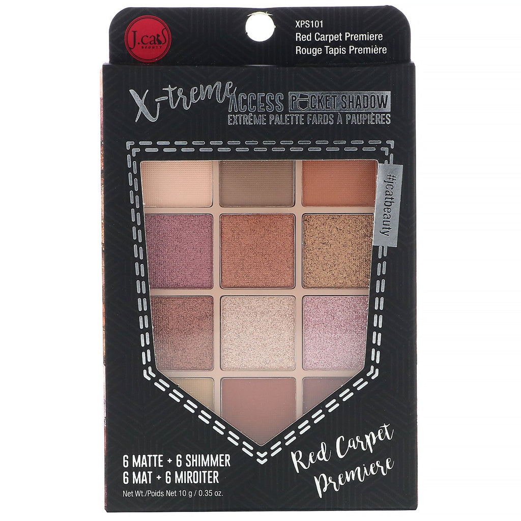 J.Cat Beauty, X-Treme Access Pocket Shadow,  XPS101 Red Carpet Premiere, 0.35 oz (10 g)