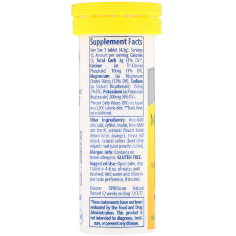 Spormineralforskning, Max-Hydrate Endurance, Brusetabletter, Citrus, 1,59 oz (45 g)