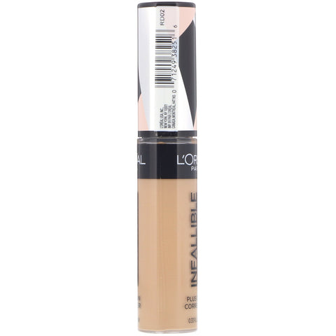 L'Oreal, Ufejlbarlig Full Wear More Than Concealer, 385 Amber, 0,33 fl oz (10 ml)