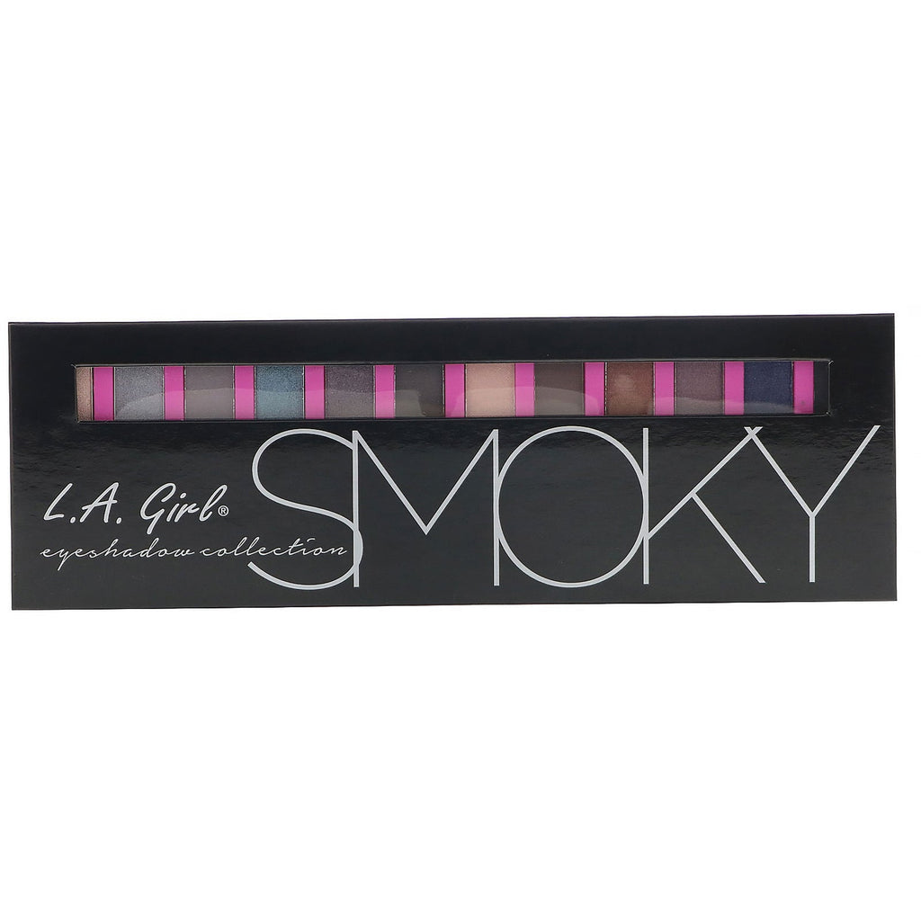 L.A. Girl, Beauty Brick, Smoky Eyeshadow Palette, 0.42 oz (12 g)