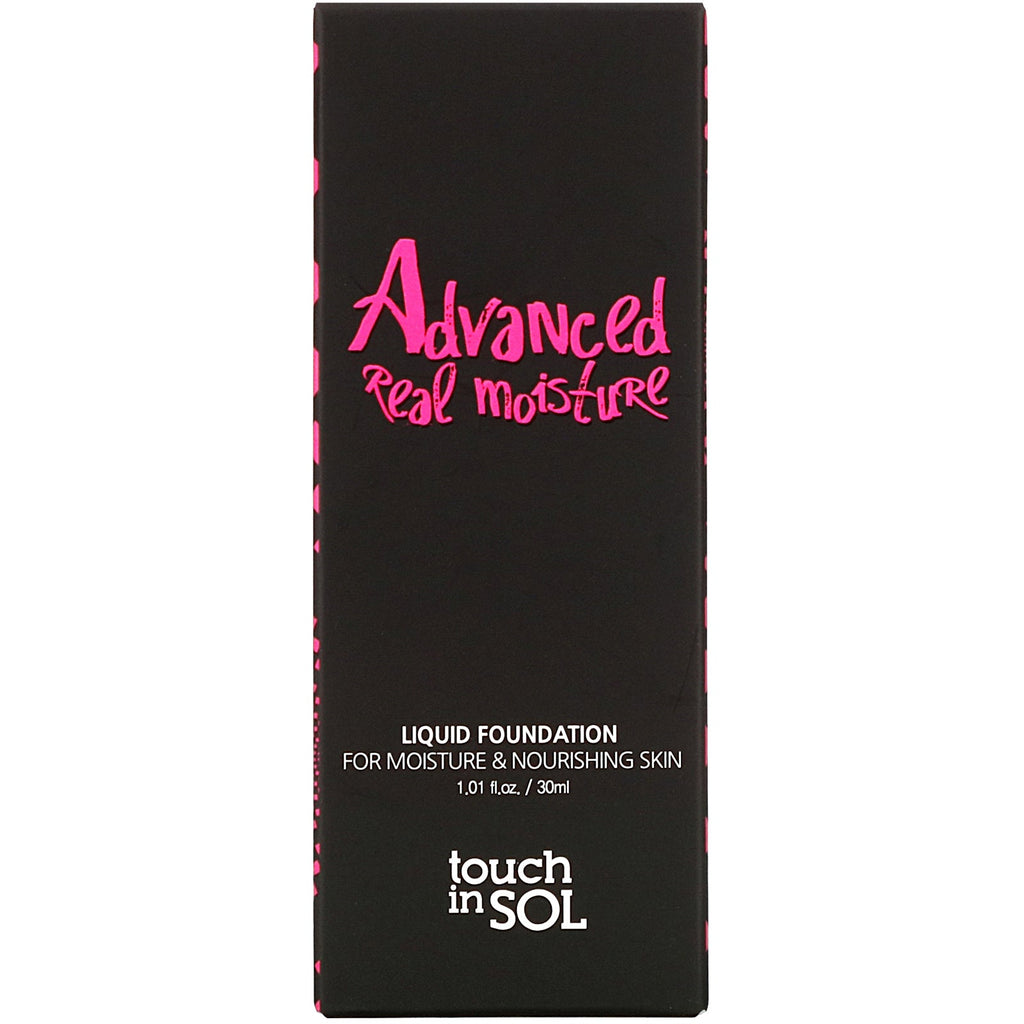 Touch in Sol, Advanced Real Moisture, base líquida, SPF 30 PA++, beige natural n.° 23, 30 ml (1,01 oz. líq.)