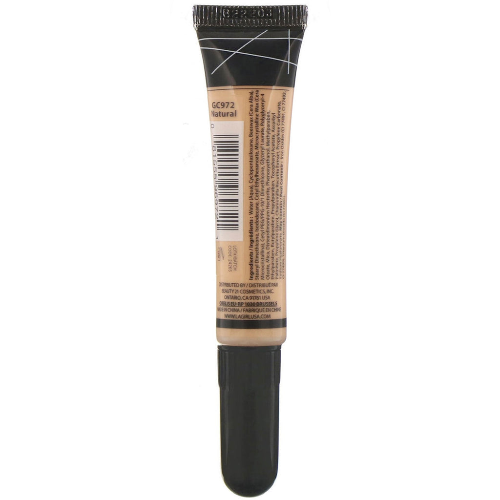 LA Girl, Pro Conceal HD Concealer, naturlig, 0,28 oz (8 g)