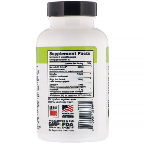 NutraBio Labs, Curcumin Advanced, 60 V-Caps