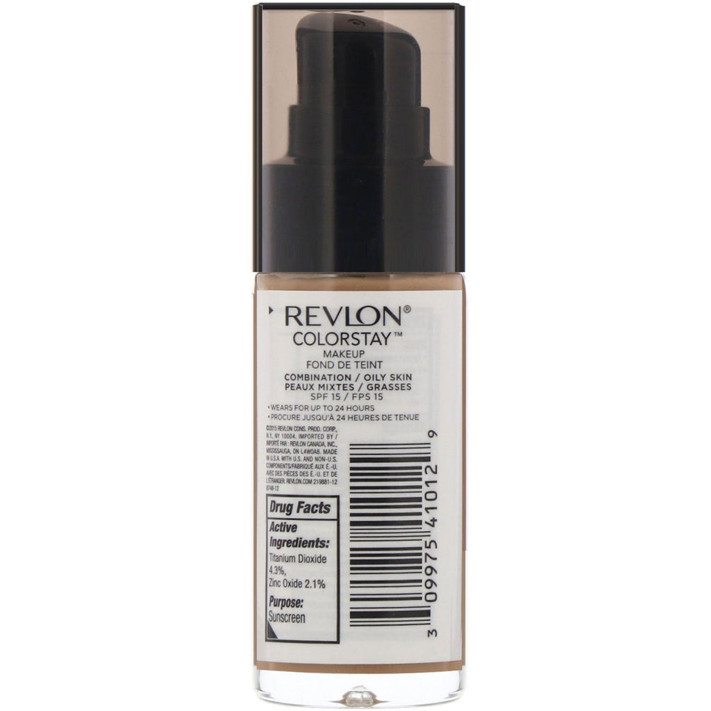 Revlon, Colorstay, Makeup, Kombination/Fedtet, 340 Early Tan, 1 fl oz (30 ml)