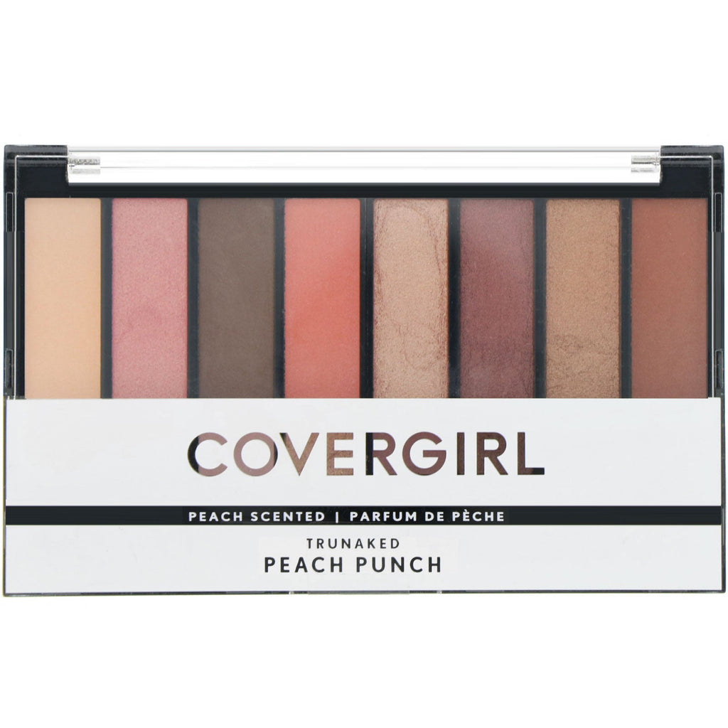 Covergirl, Trunaked, Paleta de sombras de ojos, Peach Punch, 6,5 g (0,23 oz)