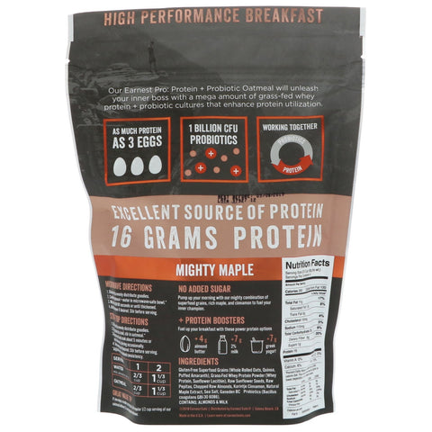 Alvorlig spisning, protein probiotisk havregryn, Mighty Maple, 8 oz (227 g)