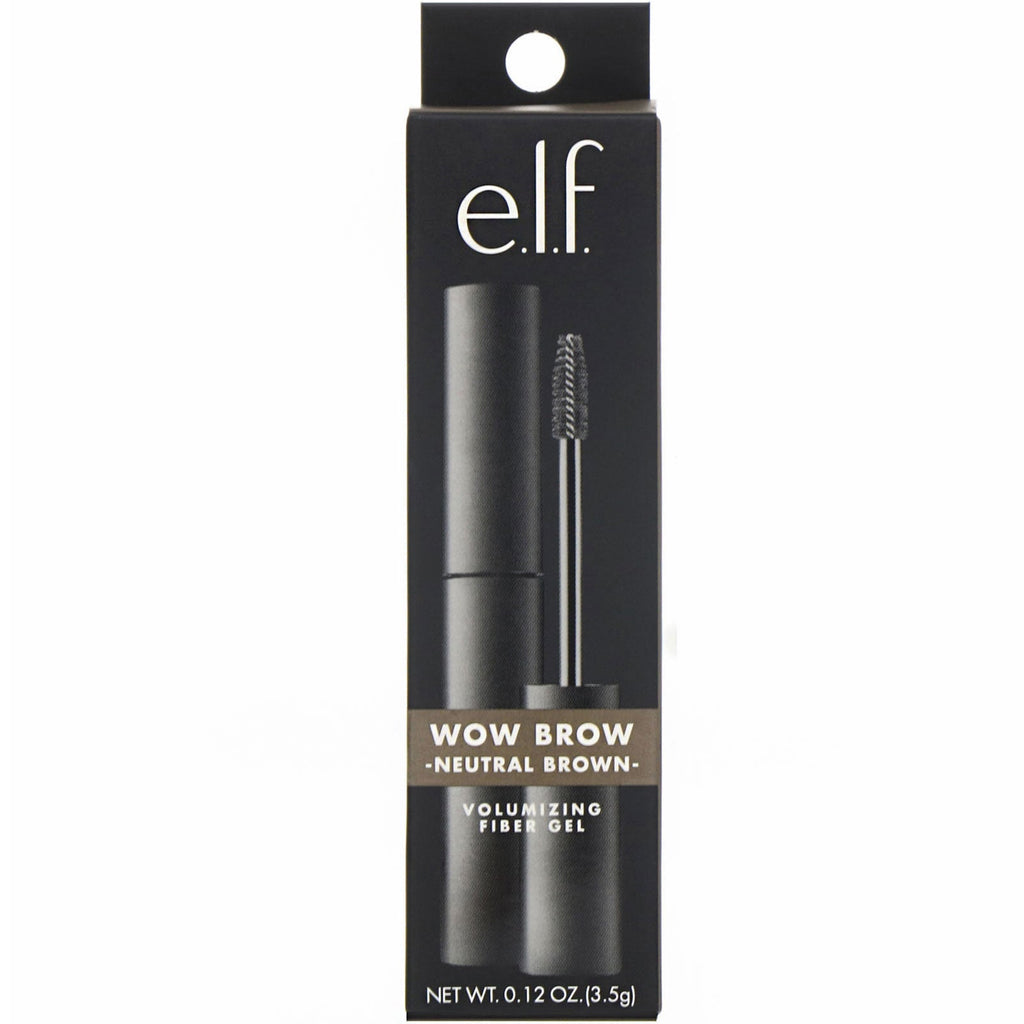 E.L.F., Wow Brow Gel, Neutral Brown, 0.12 oz (3.5 g)