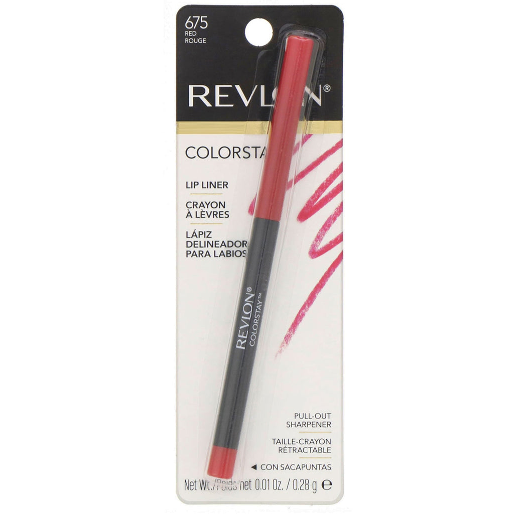 Revlon, Colorstay, Lip Liner, Red 675, 0,01 oz (0,28 g)