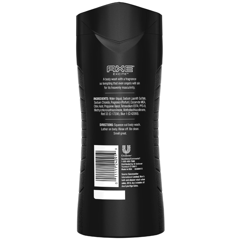 Axe, Excite Body Wash, Crisp Coconut & Black Pepper, 16 fl oz (473 ml)