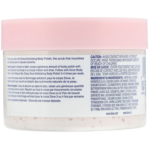 Dove, Exfoliating Body Polish, Pomegranate Seeds & Shea Butter, 10.5 oz (298 g)