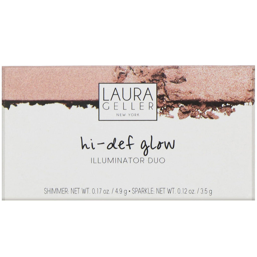 Laura Geller, Hi-Def Glow, Illuminator Duo, Bed of Roses, 0,29 oz (8,4 g)