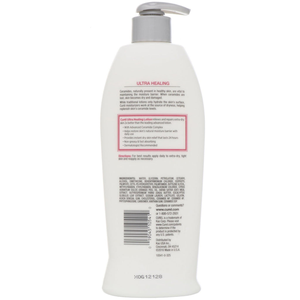 Curel, ultrahelende, intensiv lotion til ekstra tør, stram hud, 13 fl oz (384 ml)