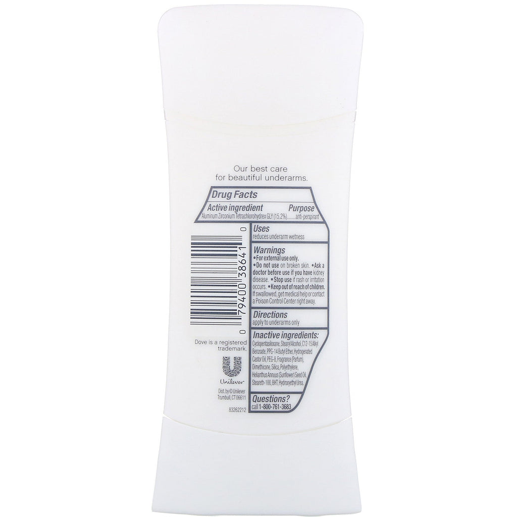 Dove, Advanced Care, Anti-Perspirant Deodorant, Caring Coconut, 2,6 oz (74 g)