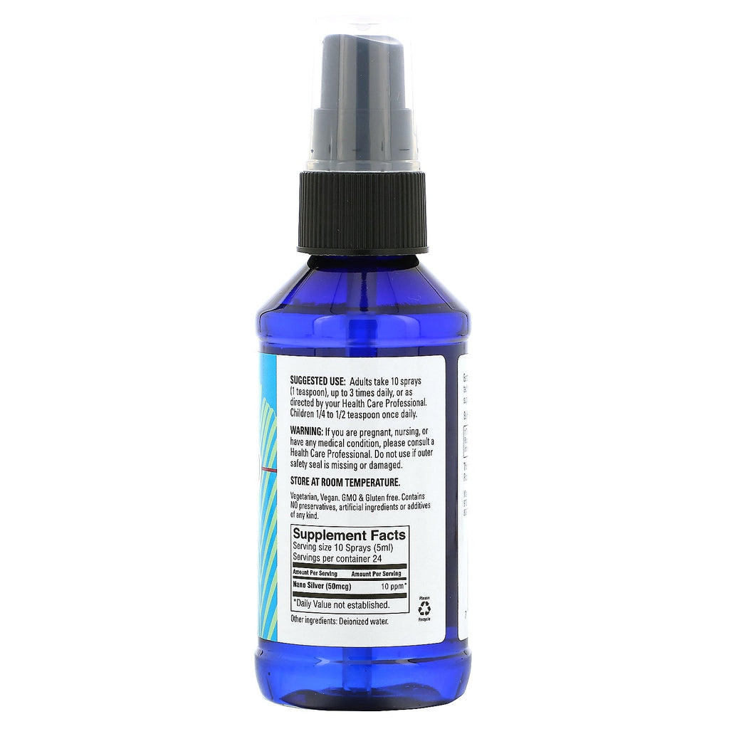 Earth's Bounty, Nano-Sol Silver, Spray, 4 fl oz (118 ml)