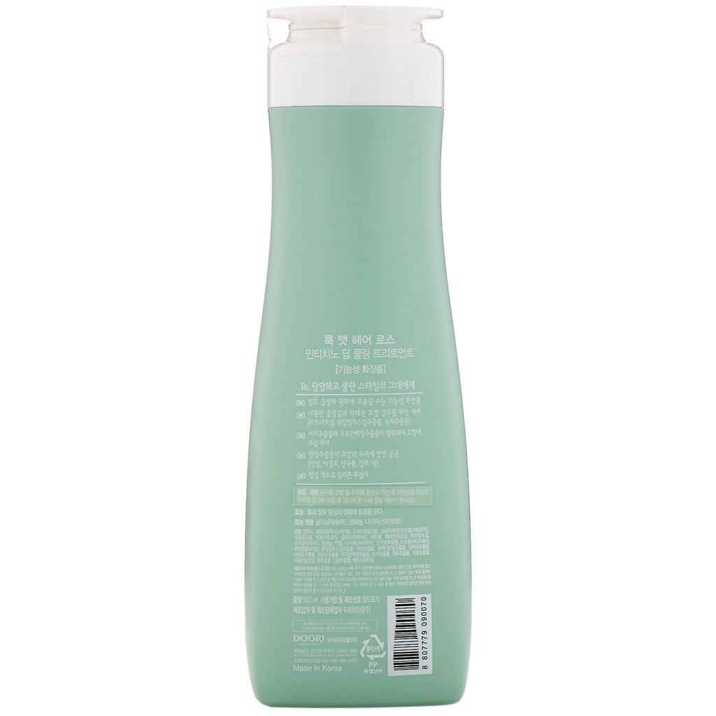 Doori Cosmetics, Se på hårtab, Minticcino Deep Cooling Treatment, 16,9 fl oz (500 ml)