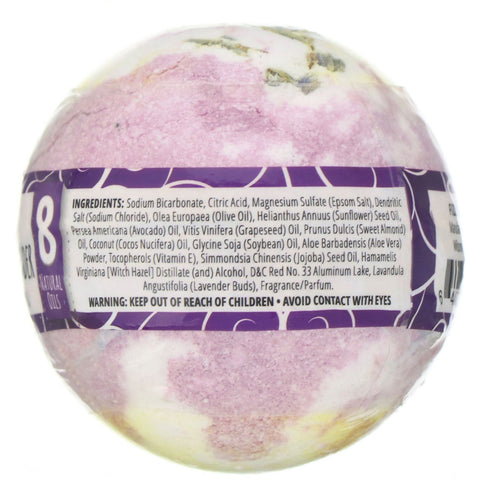 Fizz & Bubble, Artisan Bath Fizzy, Black Amber & Lavender, 6.5 oz (184 g)