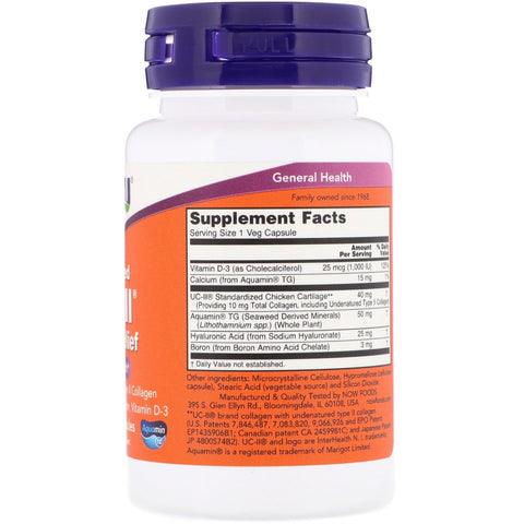 Now Foods, Advanced UC-II Joint Relief, 60 Veg-kapsler