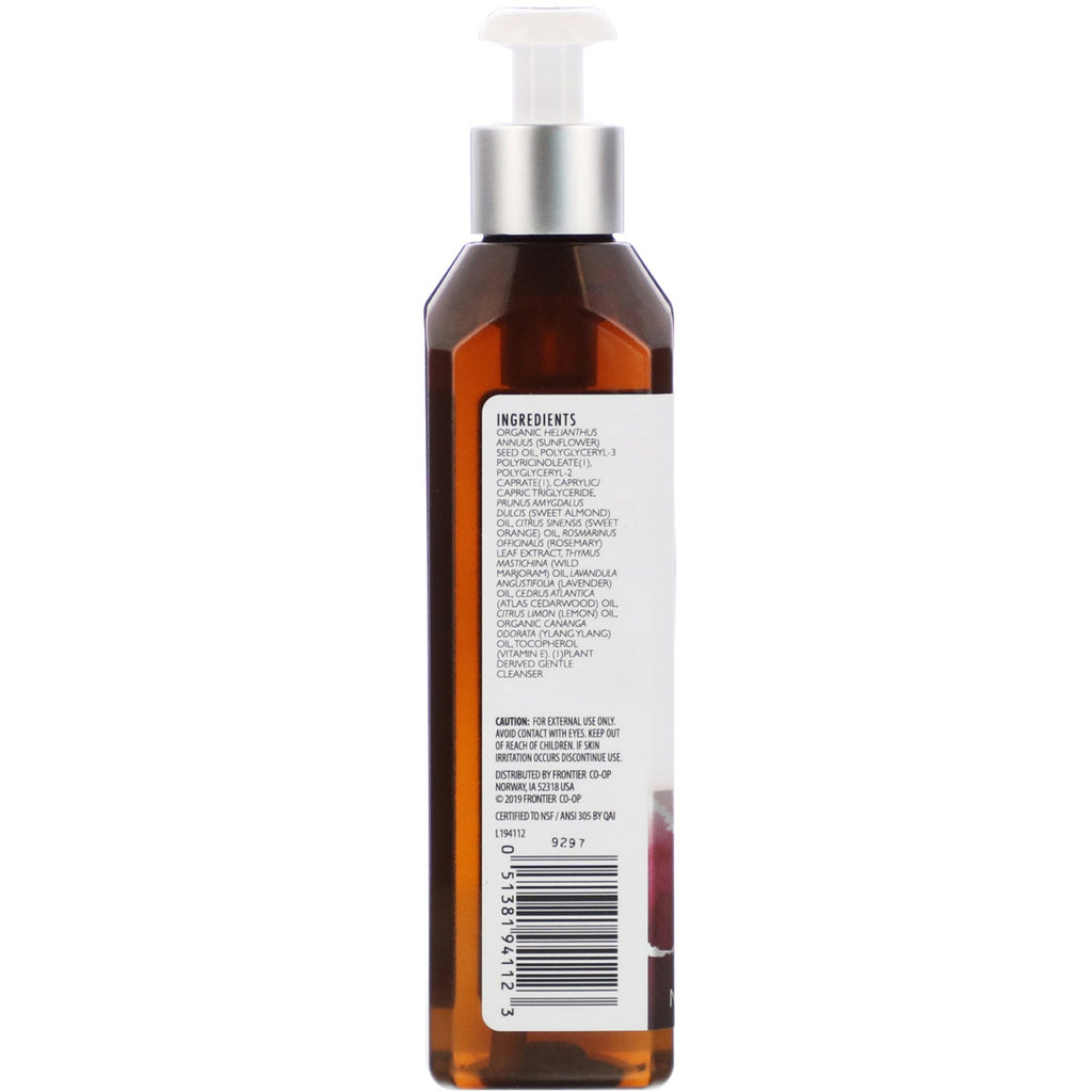 Aura Cacia, Aceite limpiador suave, floral, 8 fl oz (237 ml)