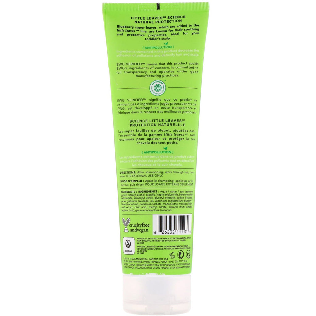 ATTITUDE, Little Leaves Science, Conditioner, Watermelon & Coco, 8 fl oz (240 ml)