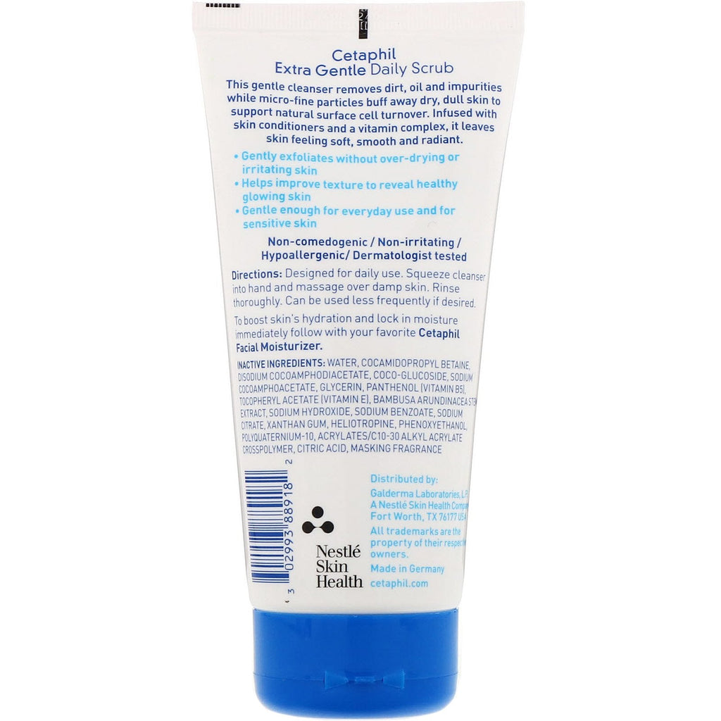 Cetaphil, ekstra blid daglig scrub, 6 fl oz (178 ml)