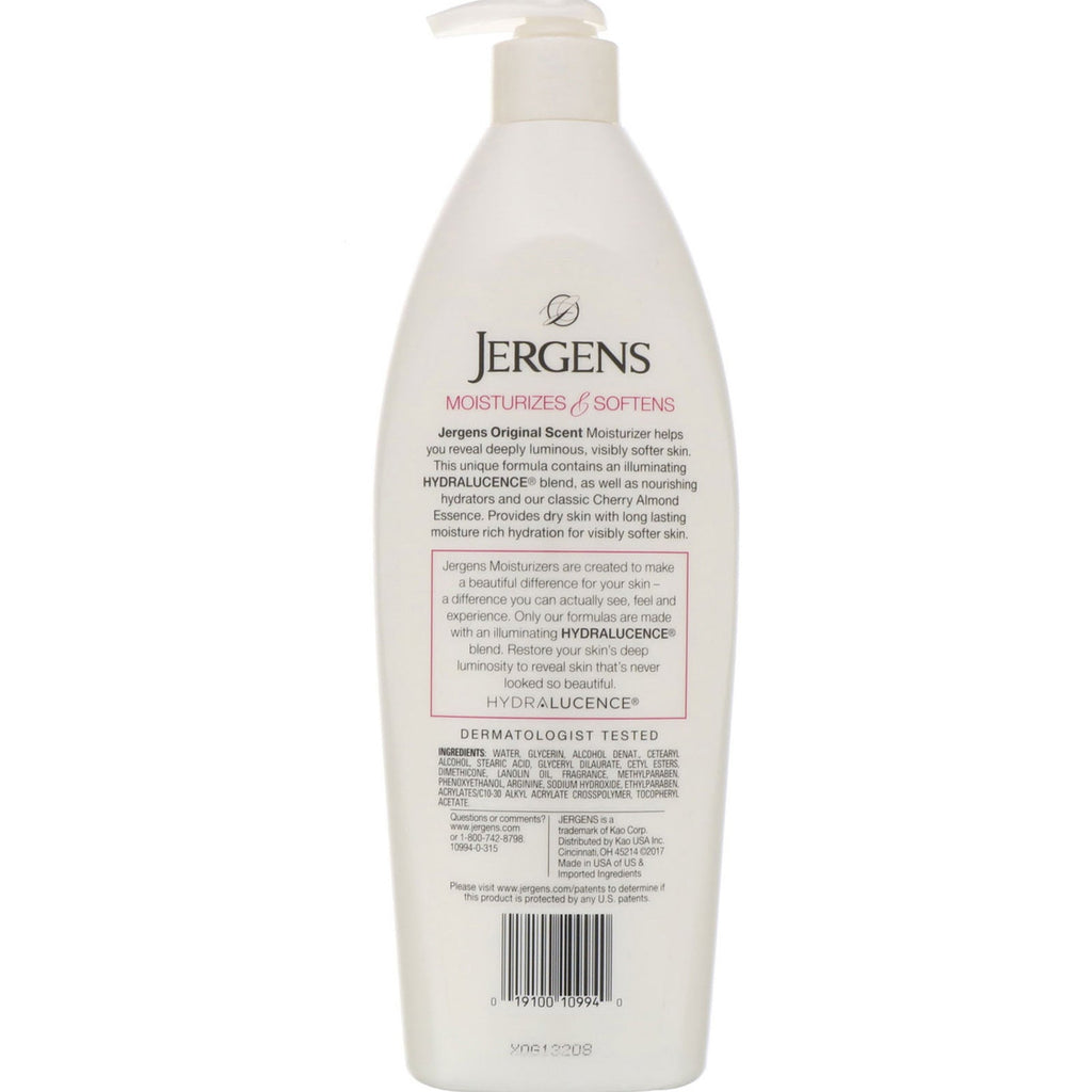 Jergens, Original Scent, humectante para piel seca, 21 fl oz (621 ml)