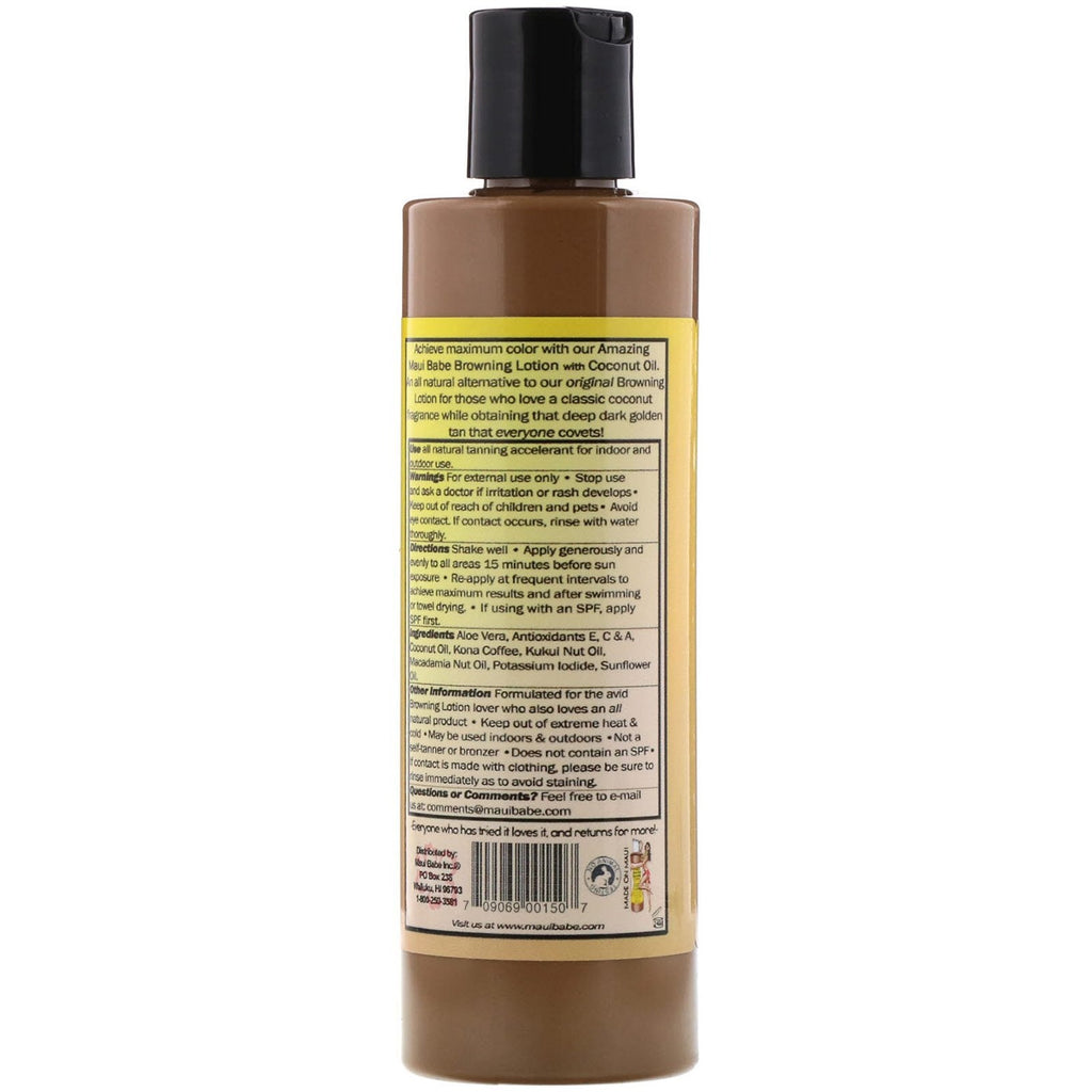 Maui Babe, Amazing Browning Lotion with Coconut Oil, 8 fl oz (236 ml)