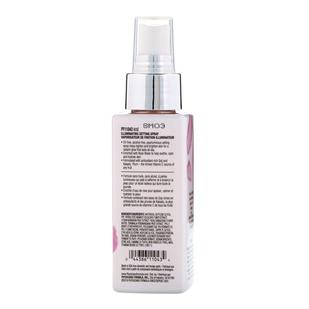 Physicians Formula, Rose All Stay, Illuminating Setting Spray, 3.4 fl oz (100 ml)