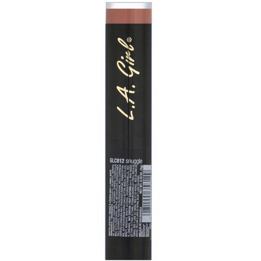 L.A. Girl, Matte Flat Velvet Lipstick, Snuggle, 0.10 oz (3 g)