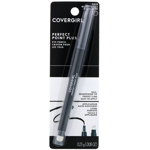 Covergirl, Perfect Point Plus, Lápiz para ojos, 200 ónix negro, 0,23 g (0,008 oz)