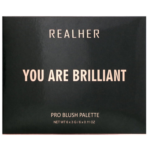 RealHer, You Are Brilliant, Pro Blush Palette, 0,66 oz (18 g)