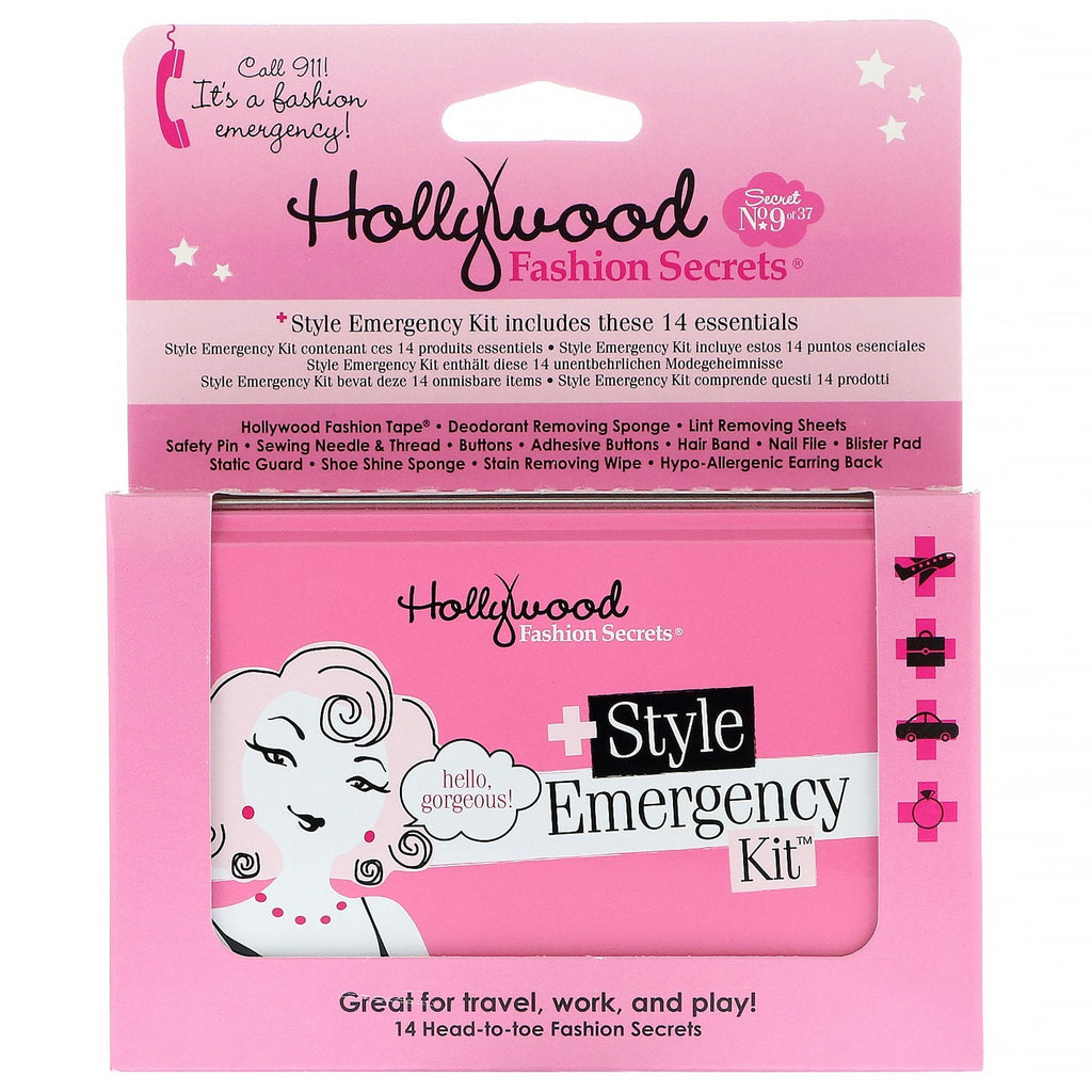 Hollywood Fashion Secrets, kit de emergencia de moda, 14 piezas