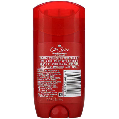 Old Spice, High Endurance, Desodorante, Pure Sport, 3 oz (85 g)