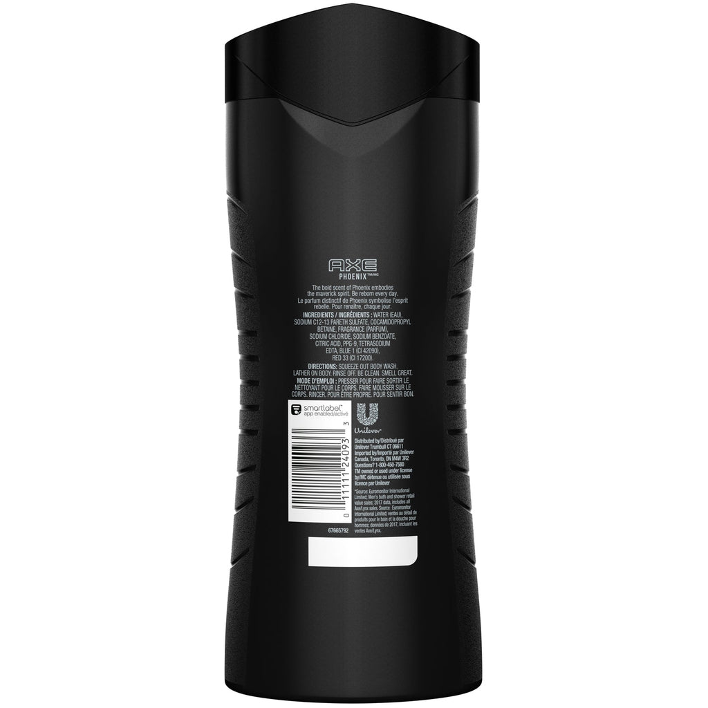 Axe, Phoenix Body Wash, Crushed Mint &amp; Rosemary, 16 fl oz (473 ml)