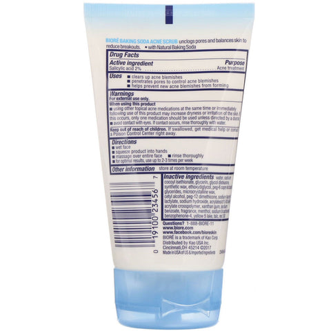 Biore, Natron Acne Scrub, 4,5 oz (127 g)