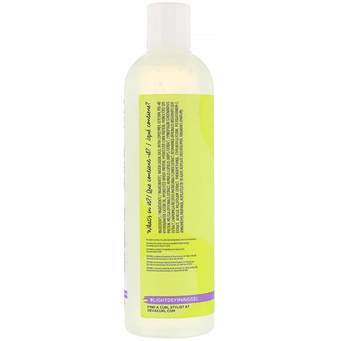 DevaCurl, Light Defining Gel, Soft Hold, No-Crunch Styler, 12 fl oz (355 ml)