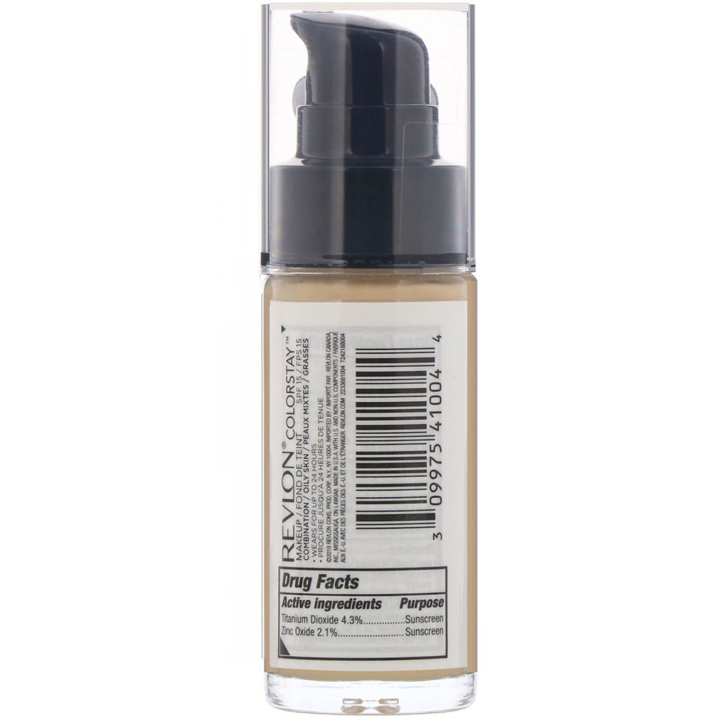 Revlon, Colorstay, Makeup, Kombination/Fedtet, 200 Nude, 1 fl oz (30 ml)