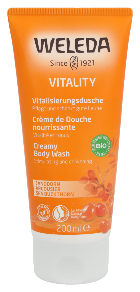 Weleda Vitality Creamy Body Wash 200 ml