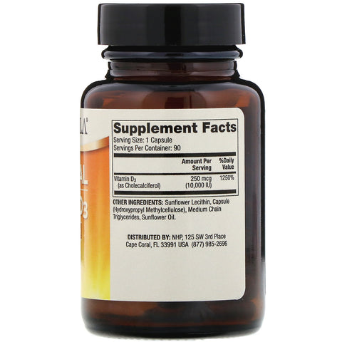 Dr. Mercola, liposomalt vitamin D3, 10.000 IE, 90 kapsler