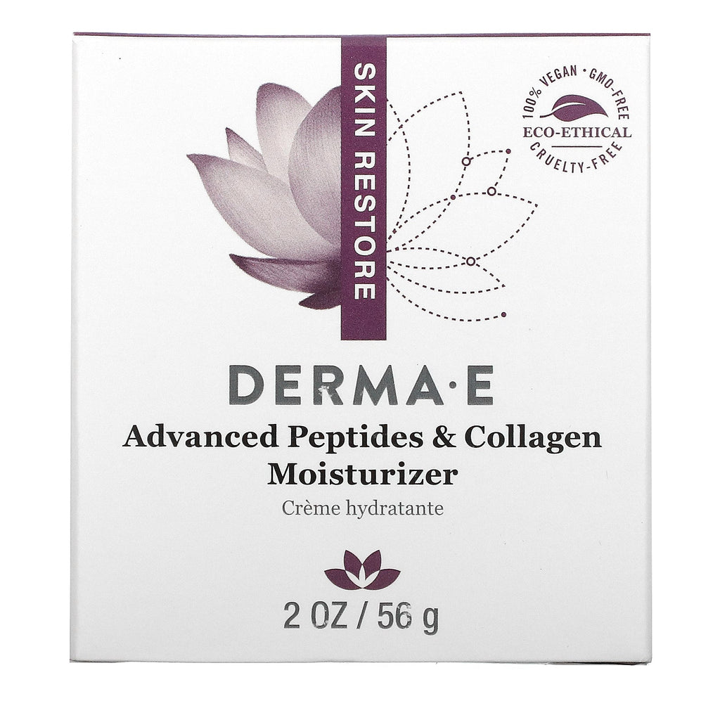 Derma E, Advanced Peptides &amp; Collagen Moisturizer, 2 oz (56 g)