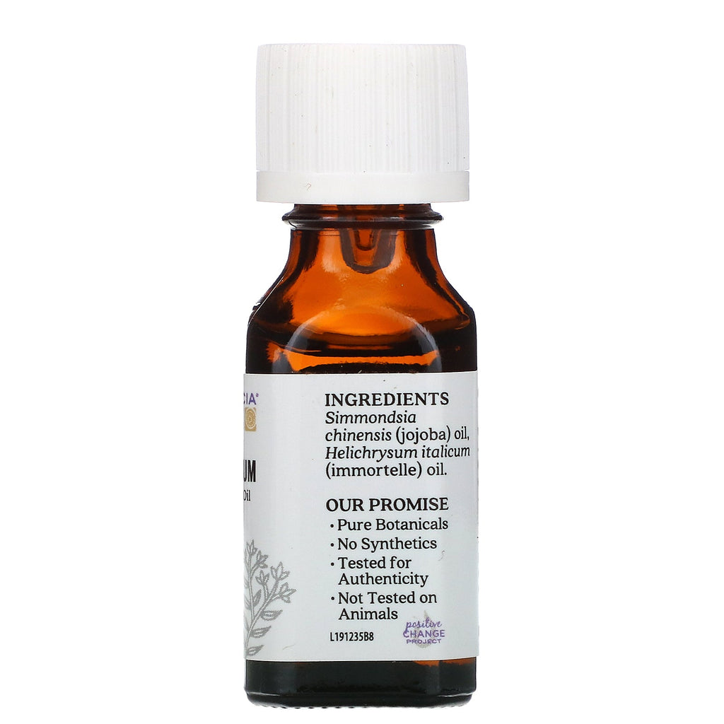 Aura Cacia, rene æteriske olier, Helichrysum, 0,5 fl oz (15 ml)