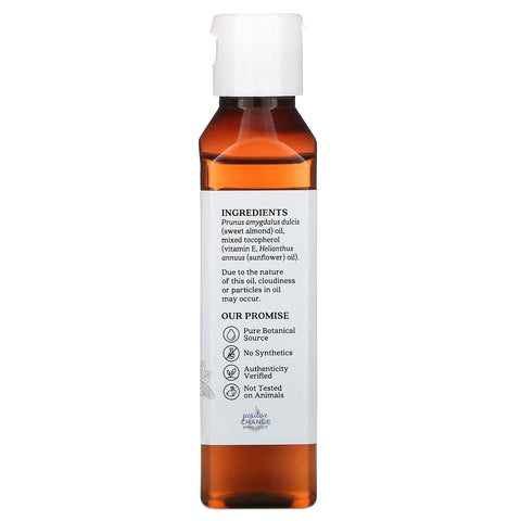 Aura Cacia, hudplejeolie, sød mandel, 4 fl oz (118 ml)