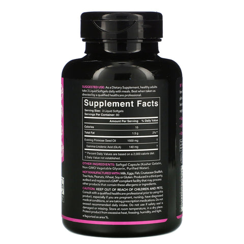 Sports Research, Onagra, 500 mg, 240 cápsulas blandas