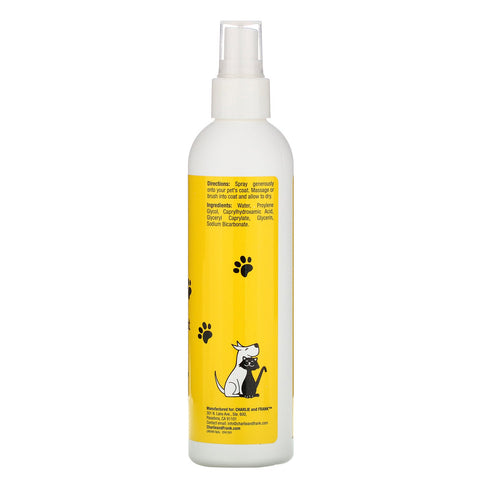 Charlie & Frank, Pet Smell Good Grooming Mist, uparfumeret, 8 fl oz (237 ml)