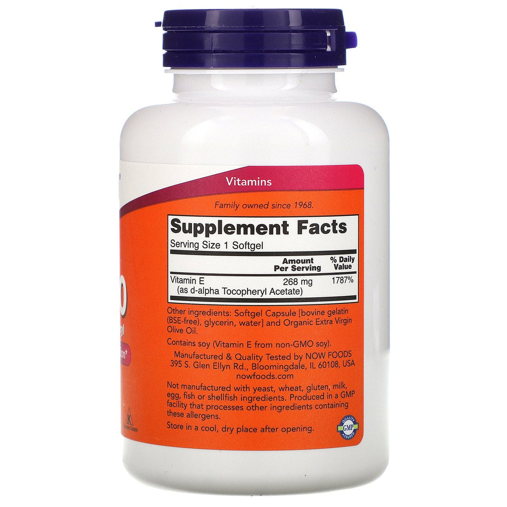 Now Foods, E-400, 268 mg , 250 Softgels